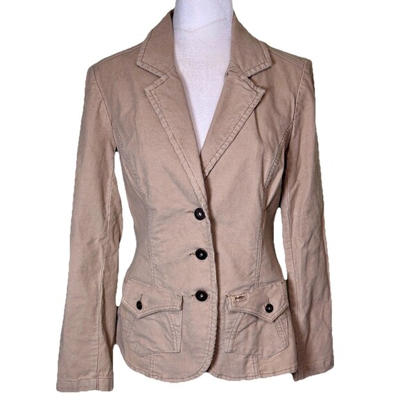Levis Strauss Jackets & Blazers - Levi Strauss Signature Women's Camel Corduroy‎ Utility Tailored Jacket Size Med